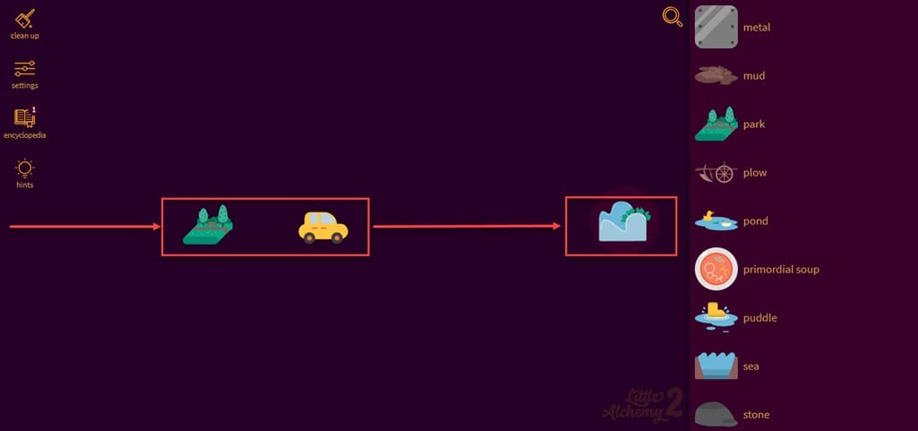 How to make a Roller Coaster in Little Alchemy 2? 23 This is an image of roller coaster la2 ss