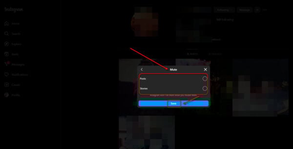 This is an image of mute instagram computer ss3