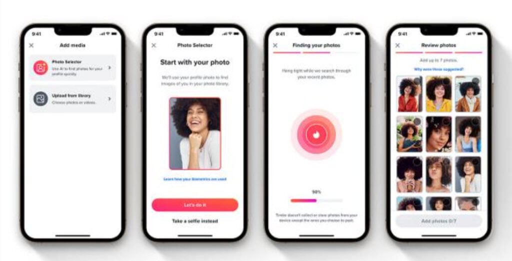 Tinder unveils AI-powered Photo Selector tool to enhance profiles 1 This is an image of tinder photoselector ss1