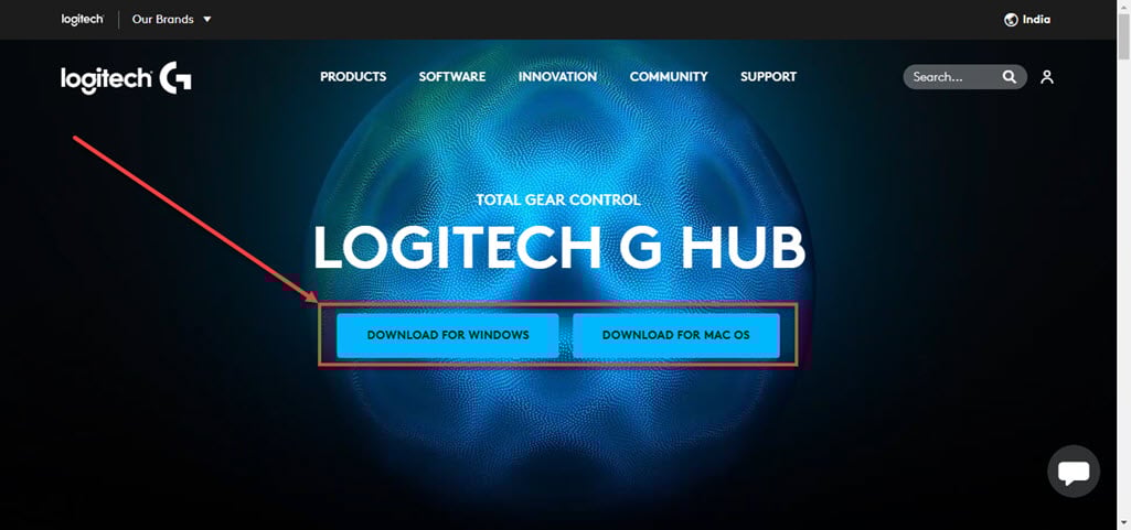 How to download Logitech G HUB? 1 This is an image of downlaod ghub ss1