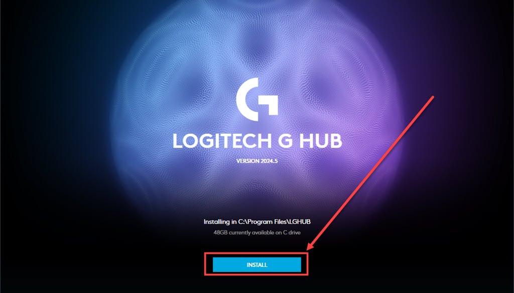 How to download Logitech G HUB? 3 This is an image of downlaod ghub ss3