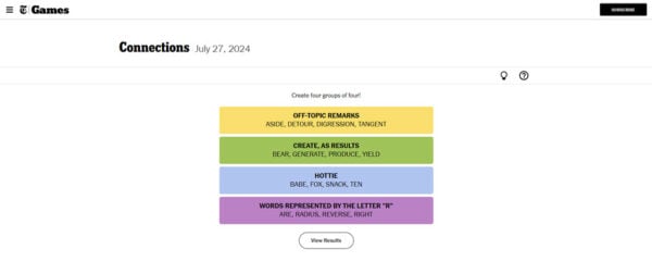 This is an image of nyt july27