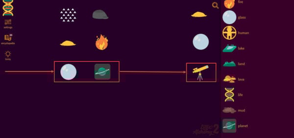 This is an image of telescope la2