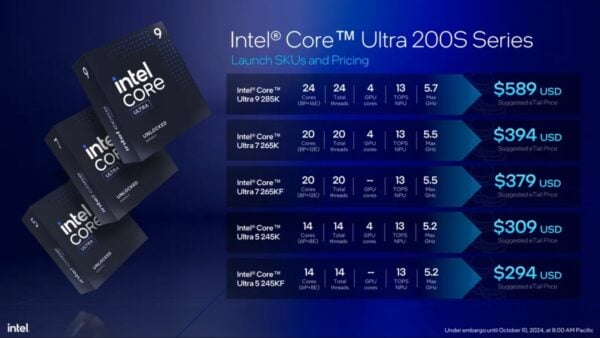 This is an image of intel ultra200s ss1