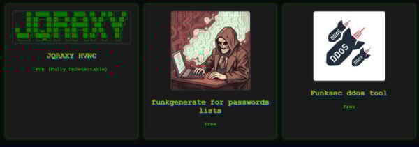 This is an image of funksec offerings