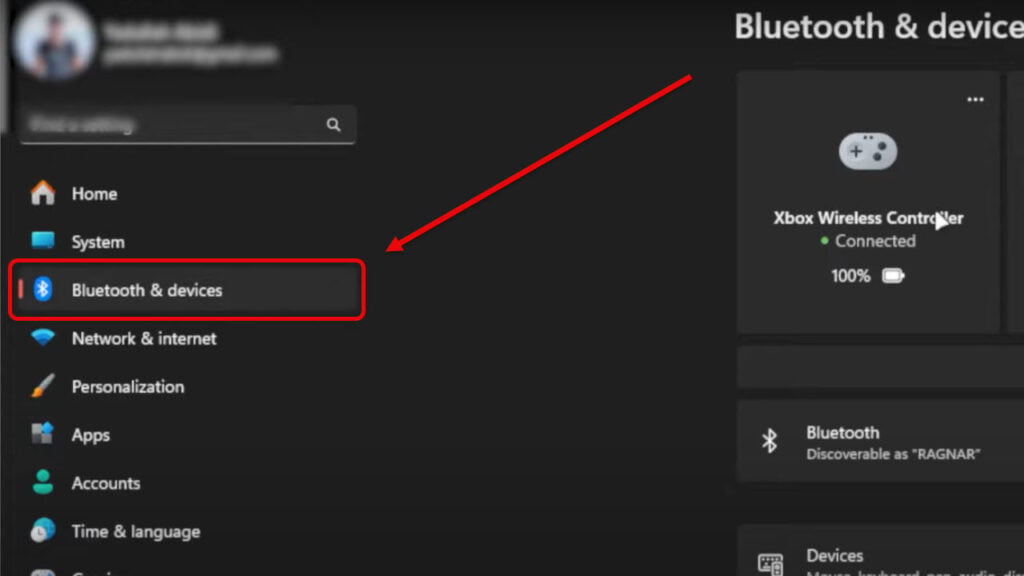 How to check Xbox controller battery level on Windows 11? 1 This is an image of check xbox controller battery 1 a