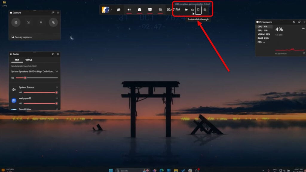 How to check Xbox controller battery level on Windows 11? 4 This is an image of check xbox controller battery 2 b