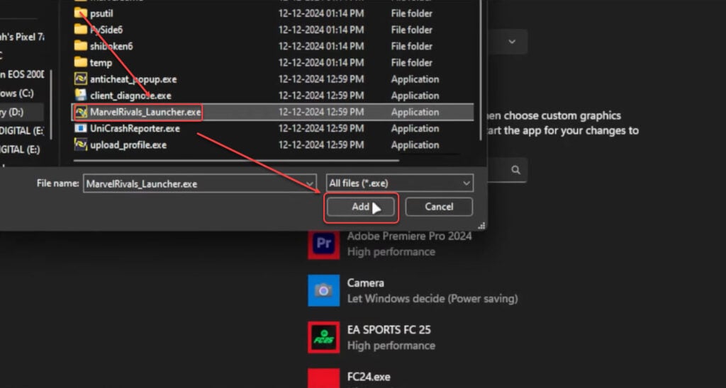 Fix: DirectX 12 is not supported on your system error in Marvel rivals 3 This is an image of directx12 issue marvelrivals setting2 ss3 1