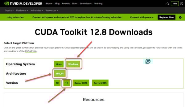 This is an image of download cuda nvidia ss2