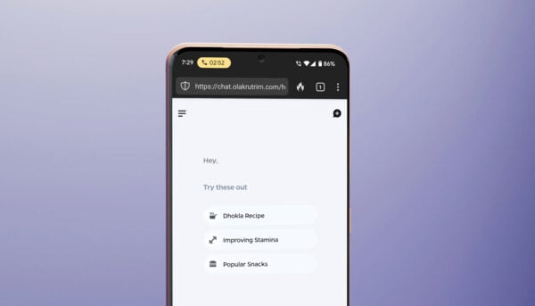 This is an image of krutrim ai ola featured