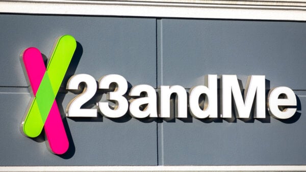 This is an image of 23andme featured logo