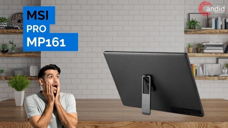 This is an image of msi portable monitor review candid. Technology thumb