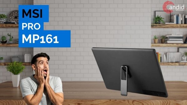 Video Thumbnail: MSI Pro MP161 Portable Monitor Review: Is it Good Enough? | Candid.Technology 1 This is an image of msi pro mp161 portable monitor r