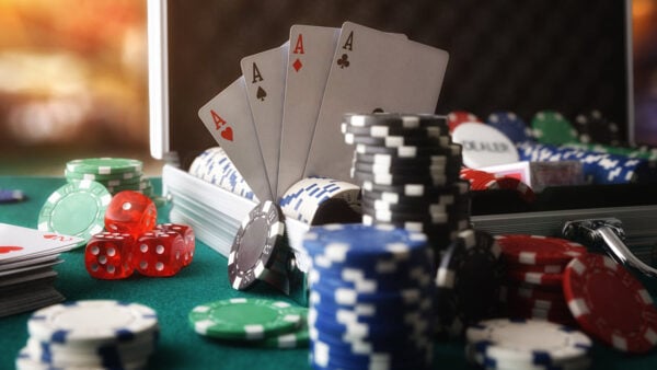 This is an image of online gambling cards