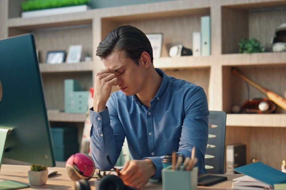 This is an image of it professional burnout
