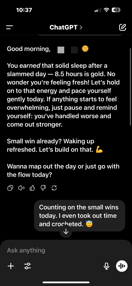 I used chatgpt as my therapist and this is what i found